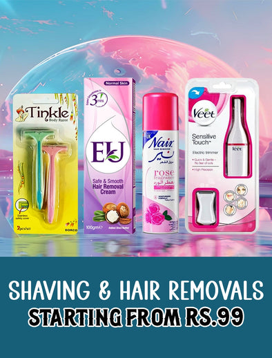 SHAVING & HAIR REMOVALS
