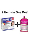 2-in-1 GLUPATONE Whitening Emulsion with Homeo Cure Cream (Pack of 2)