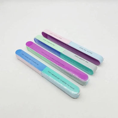 4-in-1 Nail File and Buffer Block — The Ultimate Manicure Essential