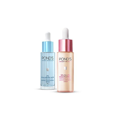 Bundle - Pond's Bright Beauty Anti-Pigmentation Serum - 15ml + POND's Hydra Miracle Barrier Strengthening Serum - 15ml  (1)1 total reviews