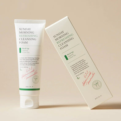AXIS-Y Sunday Morning Refreshing Cleansing Foam 120ml | Hydrating Cleanser for Balanced Skin