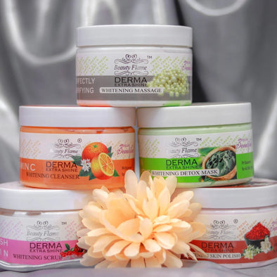 Derma Extra Shine New Brightening Facial Kit - 250g Each