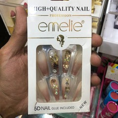 Sale Emelie 5D Artifical Nails With Nail Glue