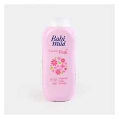Babi Mild Sweety Pink Organic Baby Powder, Gentle For Newborn/0+ Years, Hypoallergenic Tested