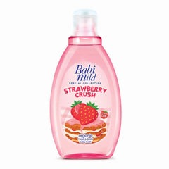 Baby Mild Strawberry Crush Organic Head & Body Bath Wash - 180ml