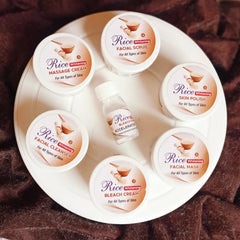 Sale Rice Whitening Ultra Glowing Facial Kit For All Skin Types -100ml