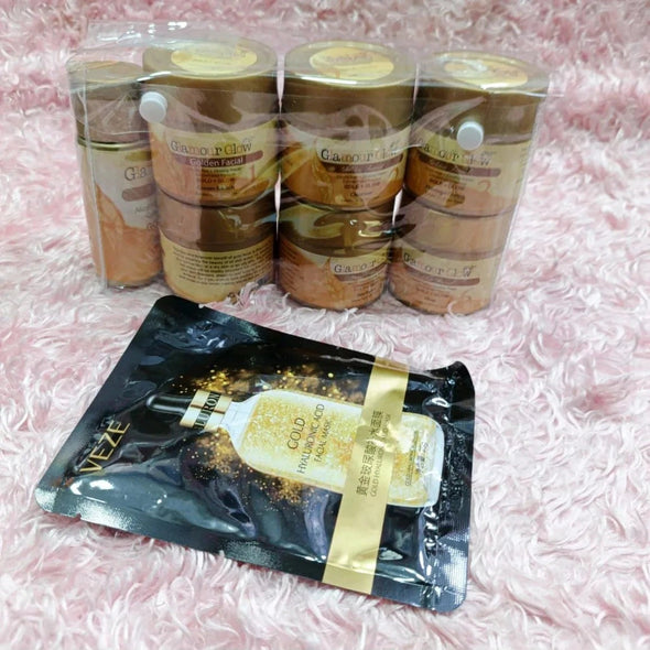 Glamour glow Facial kit with 1 Sheet Mask