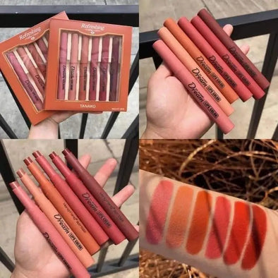 Heng Fang Silky Touch Refreshing Matte Dream Lips – 6 PACK